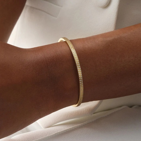 Walker & Co Pavè Bangle Polished - Picture 2 of 6